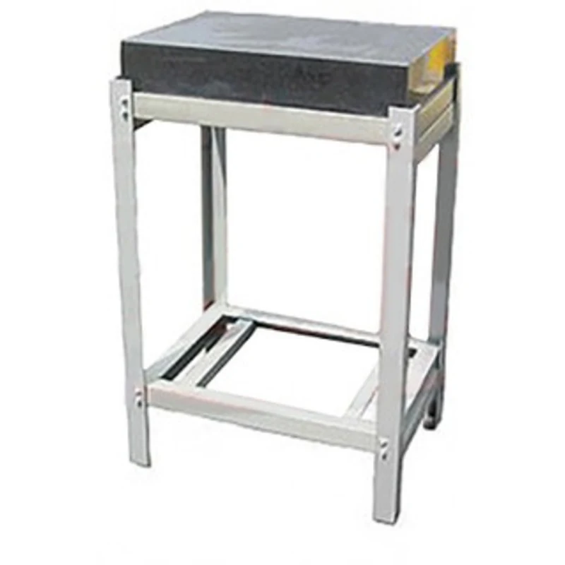 Precise Black Granite Surface Plate, 24 x 36, 0-Ledge Toolroom Grade B w/ Stand & Leveling Screws - PSP-500
